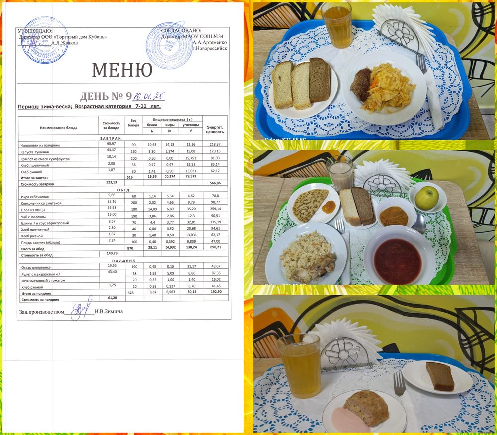 ежедневное меню 16.01.2025