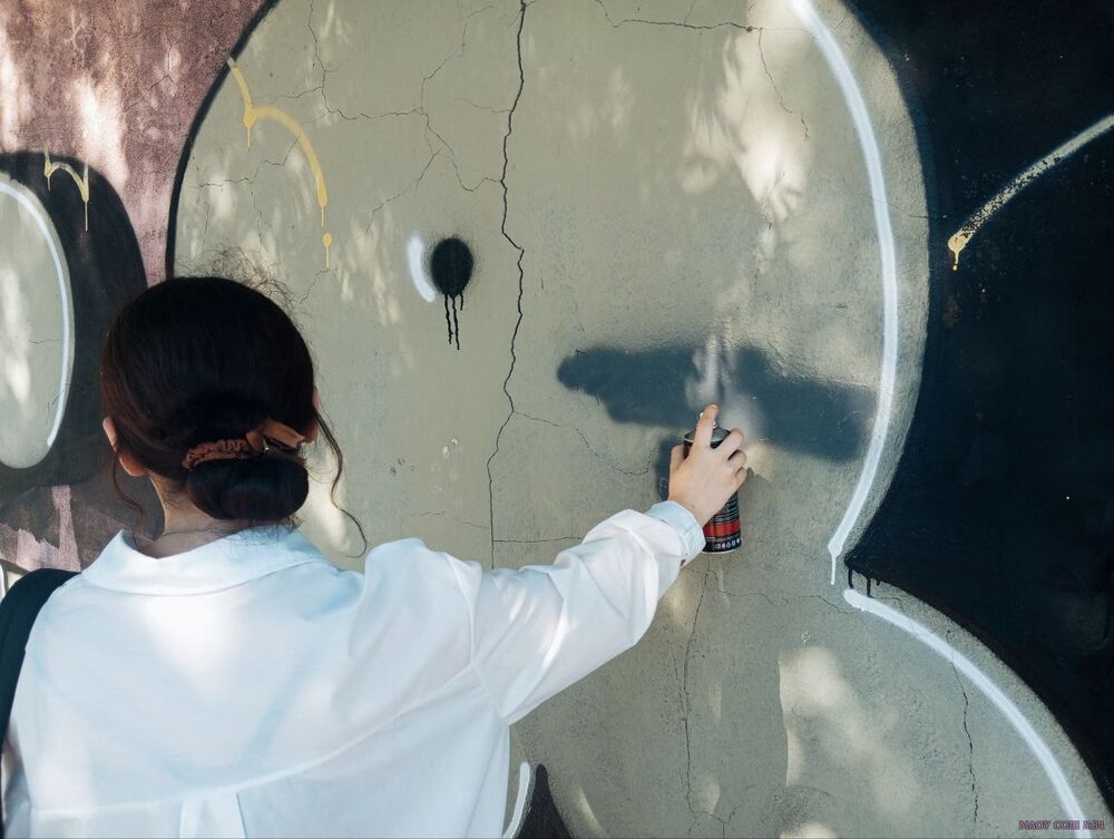 Участие в еженедельной акции "Кубань без наркотрафаретов"